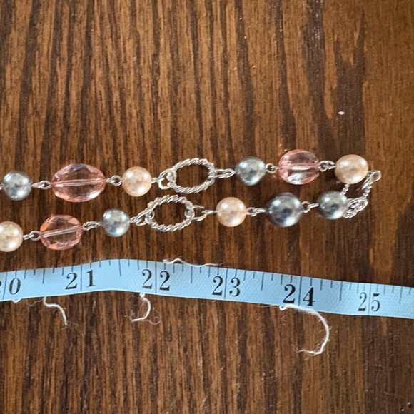 Premier Designs Pink and Silver Fashion Necklace - Picture 5 of 6